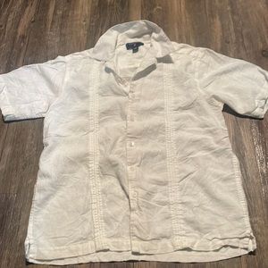 White linen shirt